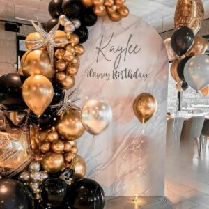 Glam & Glow Birthday Balloon Room Decoration