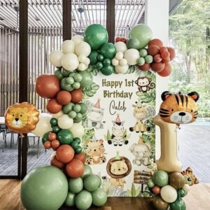 Safari Adventure Balloon Backdrop Decoration