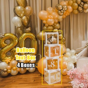 4 Custom Balloon Box (Cannot put cake)